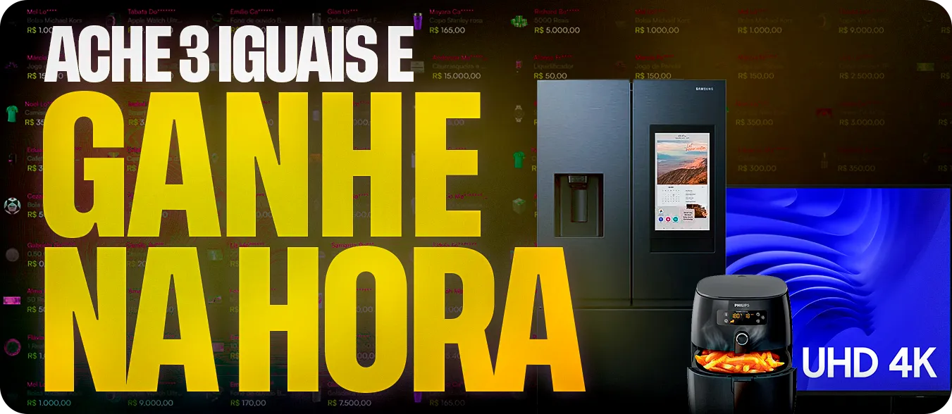 OSTENTAÇÃO INSTANTÂNEA 💎 - R$5,00 - PRÊMIOS DE ATÉ R$10.000,00